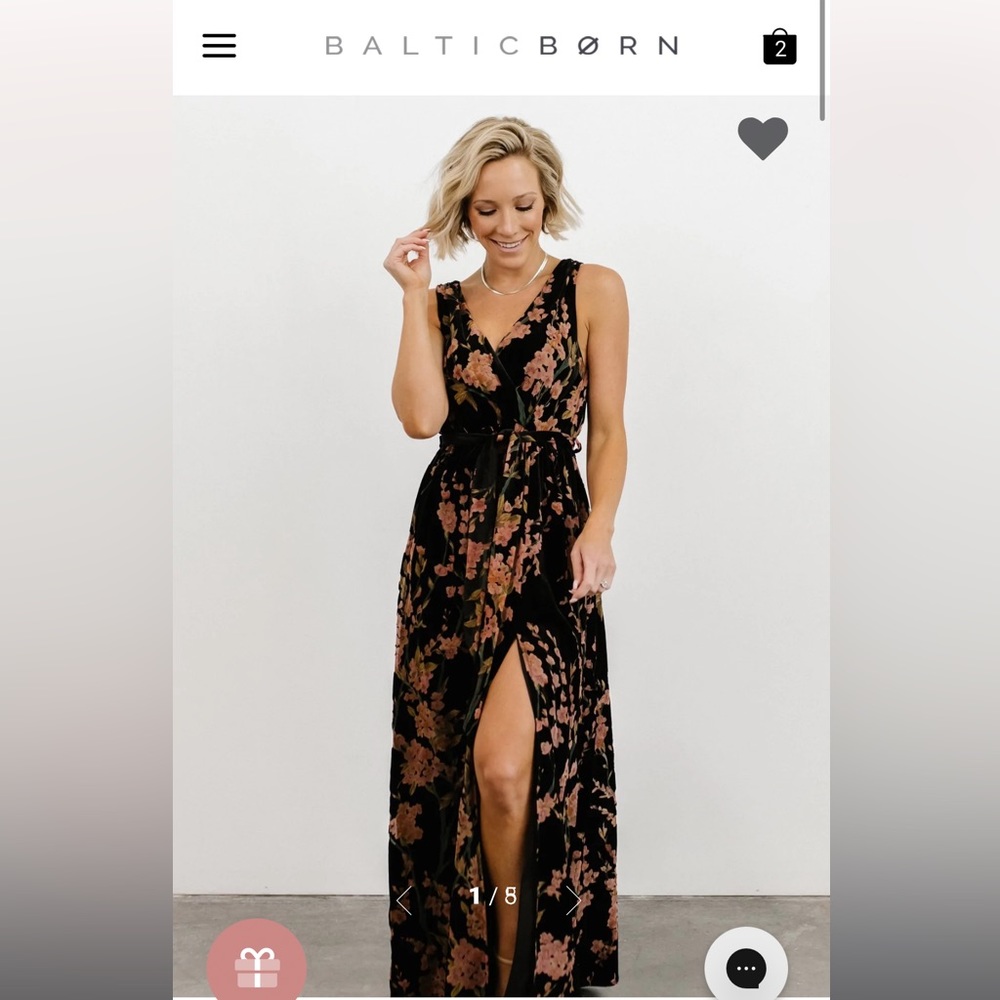 BALTIC BORN | Lennon Velvet Maxi Dress